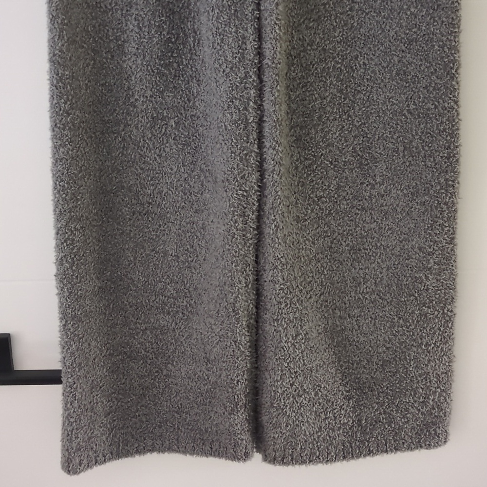 SKIMS Cozy Cabin Knit Wide Leg Athleasure Comfy Launge Gray Women's Pants L/XL - Picture 5 of 9
